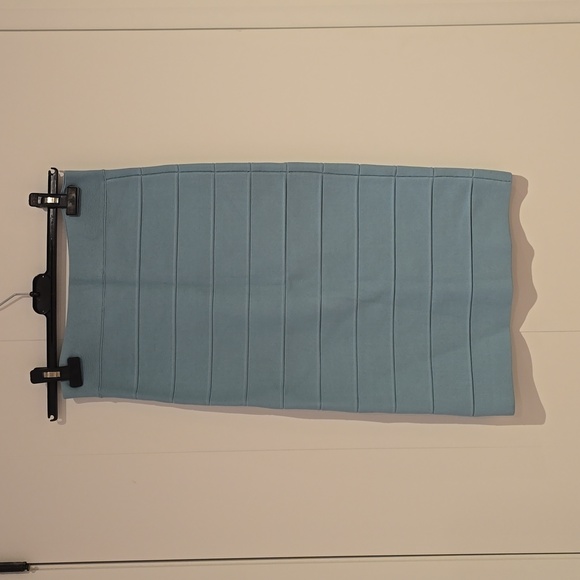 BCBG MAXAZRIA BLUE BREEZE LEGER POWER PENCIL SKIRT SIZE S - Picture 4 of 7